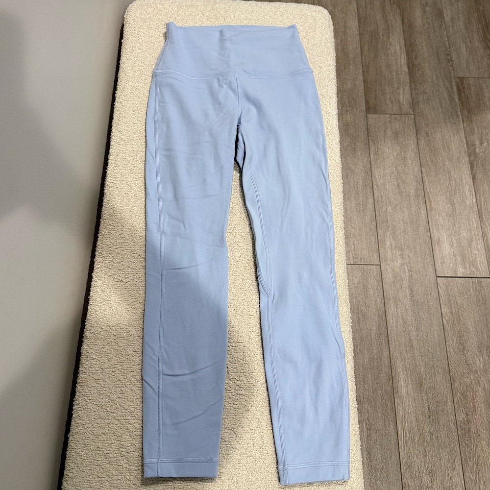 Light Blue High-Waisted LuluLemon Leggings